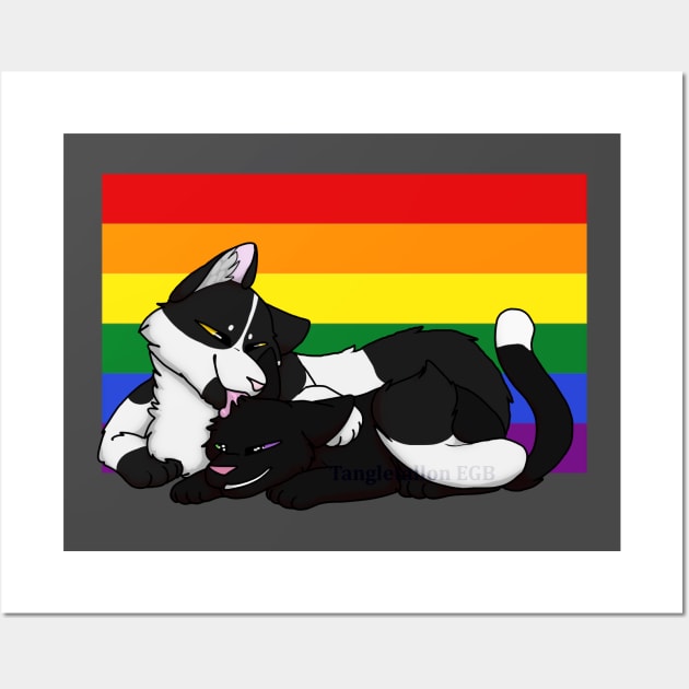 Ravenpaw x Barley Wall Art by TangletallonMeow